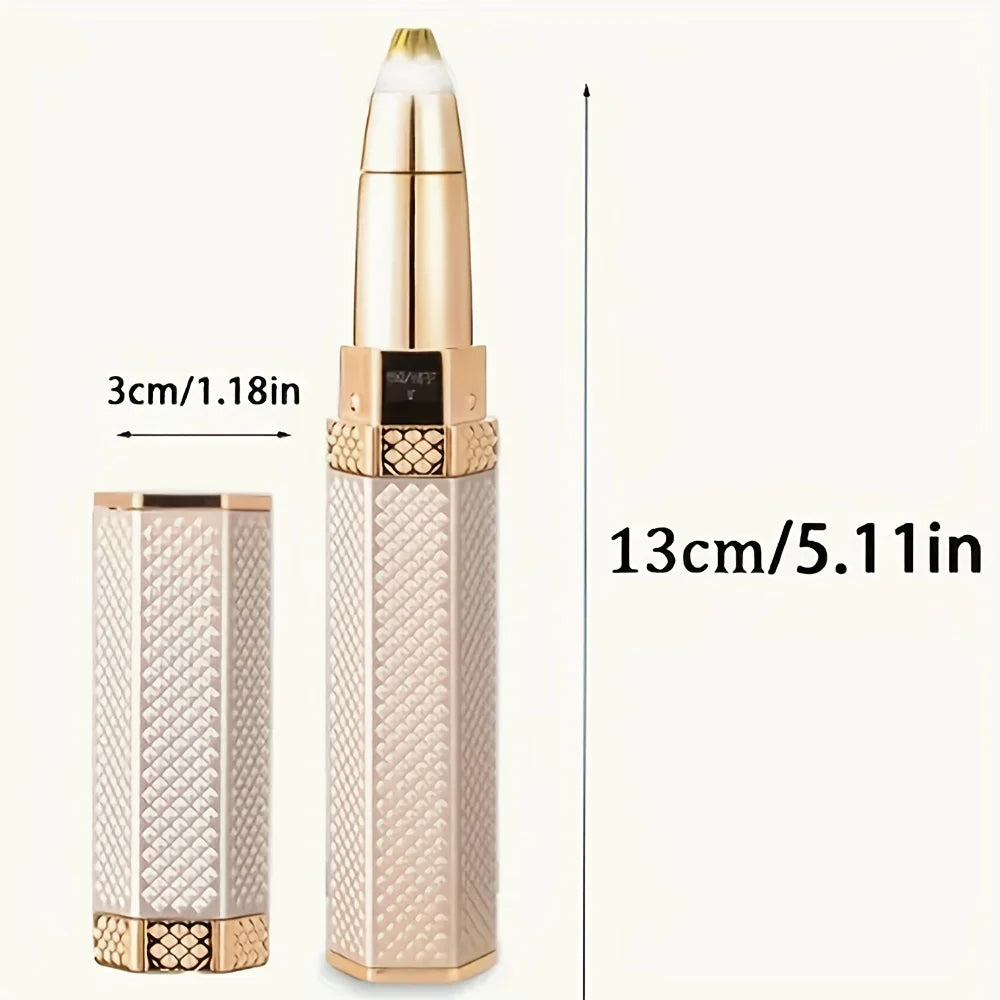 Rechargeable 4-in-1 Women's Electric Shaver for Full Body Hair Removal Including Eyebrow Nose and Bikini Trimming