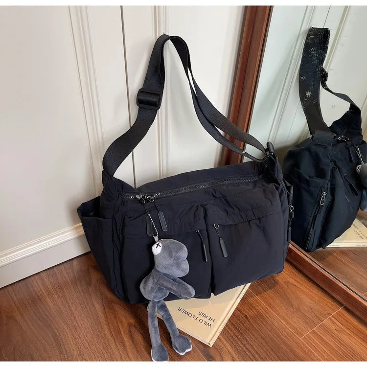 Spring and summer canvas bag women's new hot selling women's bag Youjia high-end sense one-shoulder crossbody bag light luxury n
