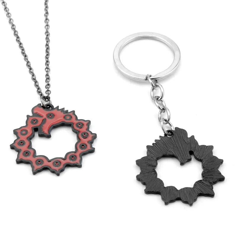 Dragon's Sin of Wrath Meliodas Necklace Jewelry Elizabeth Liones Diane Cosplay Costumes DIY Props for Party Anime Peripherals