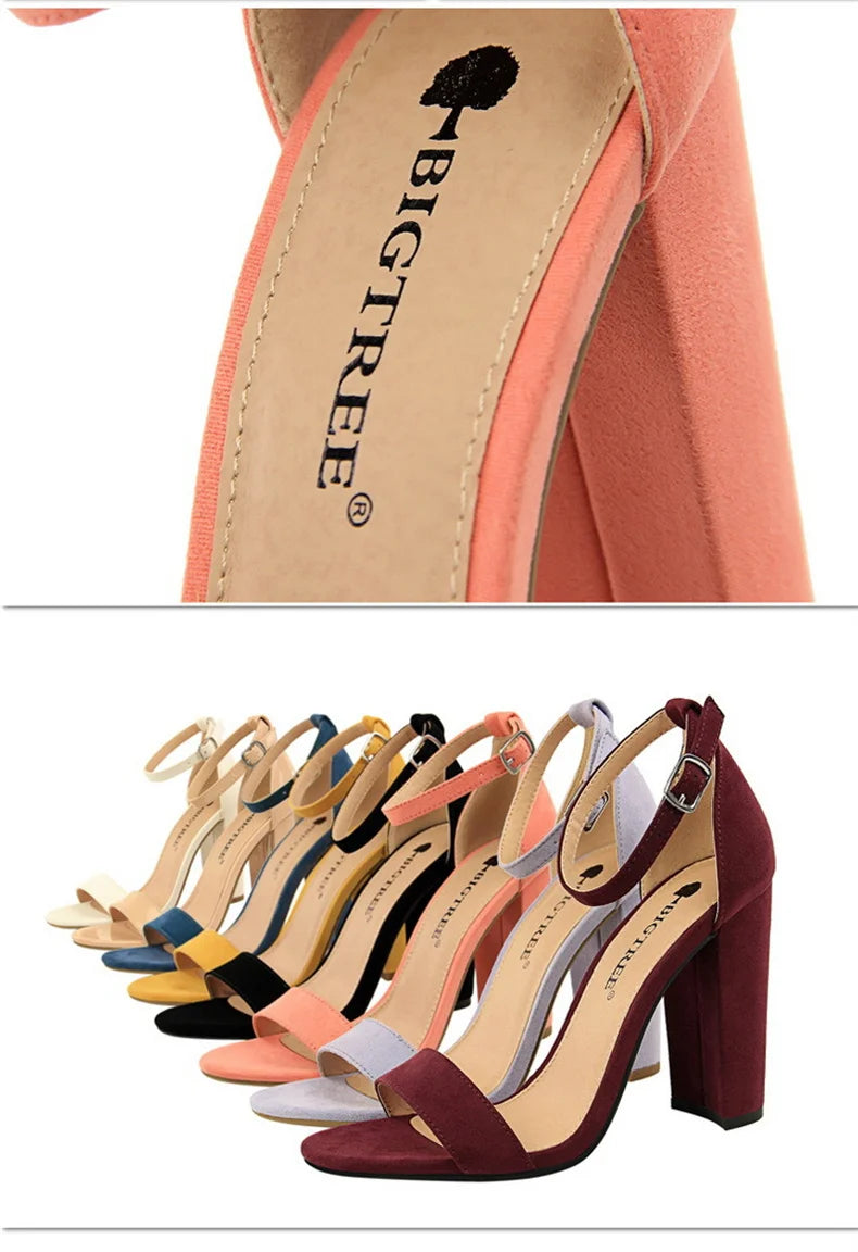 Summer Women’s Gladiator Block Heel Sandals
