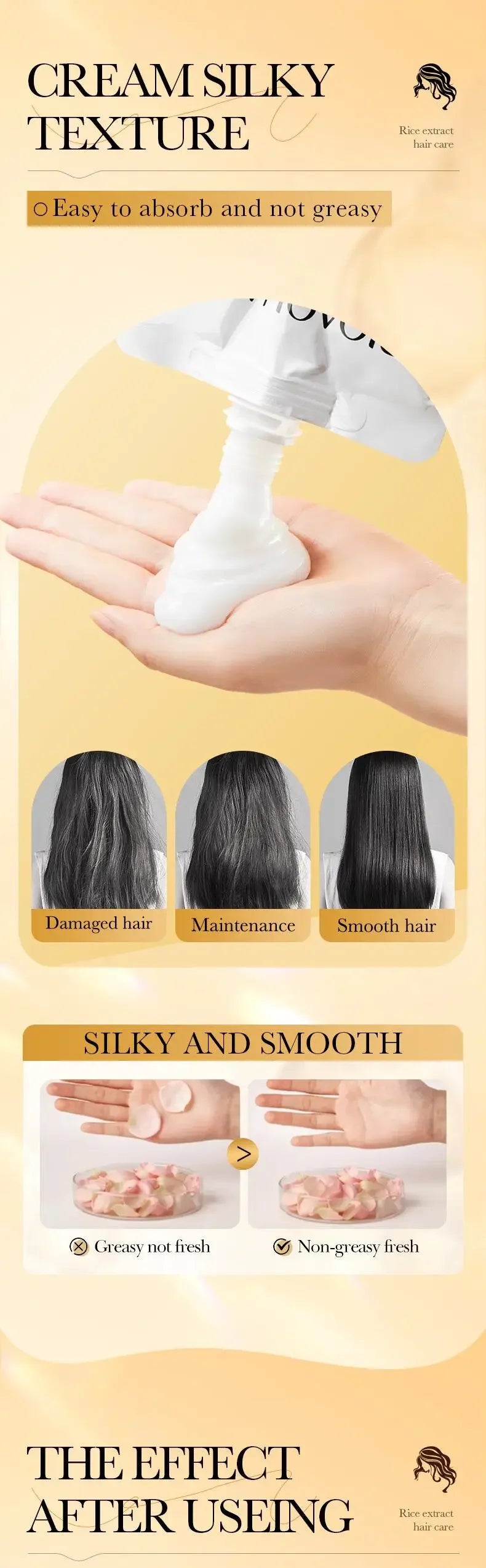 Rice Keratin Hair Mask – 5 Second Repair