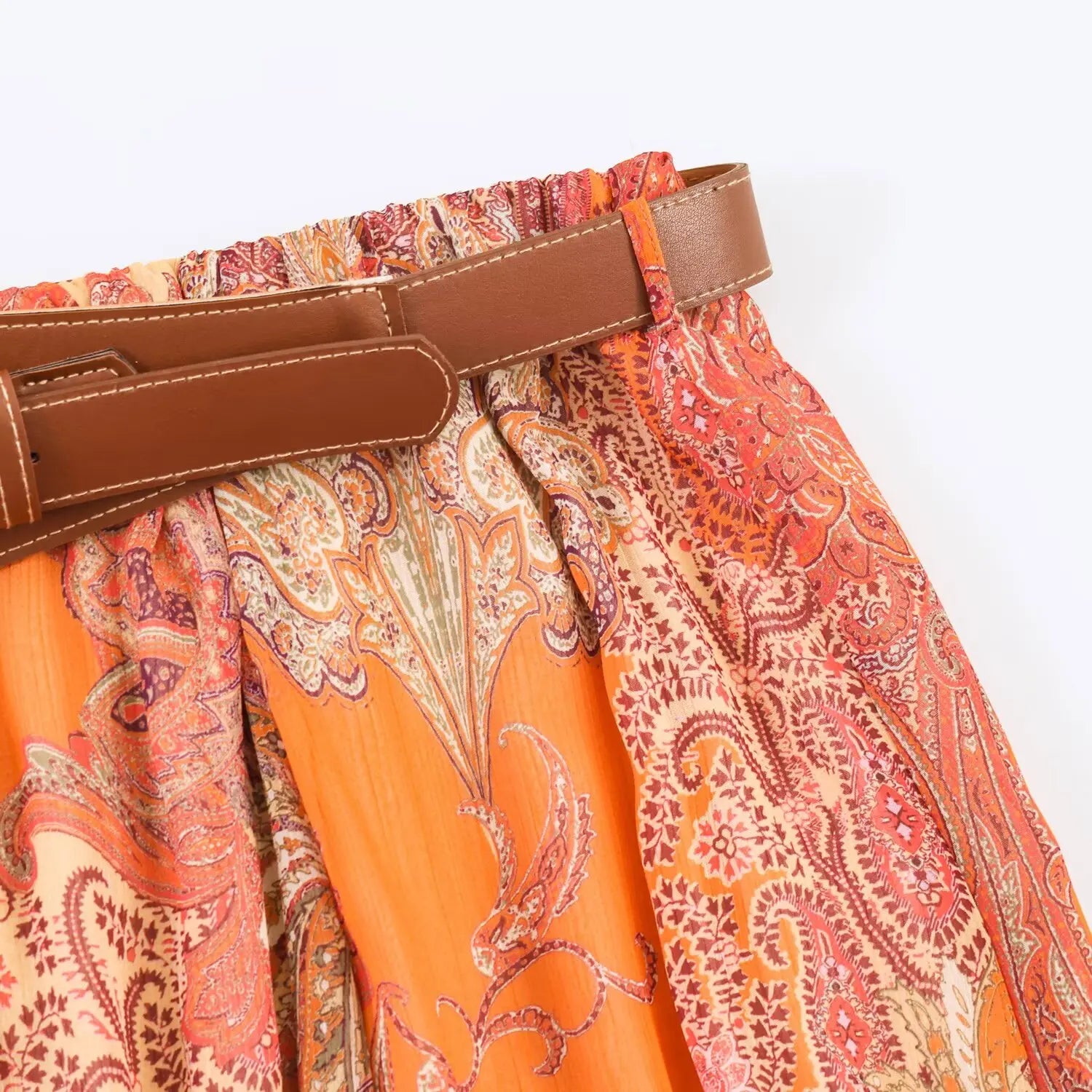 New Women's Skirts Summer 2026 New Fashion Print Unique Party Elegant Women's High Waist Skirts Summer Travel Chic Youth Skirts