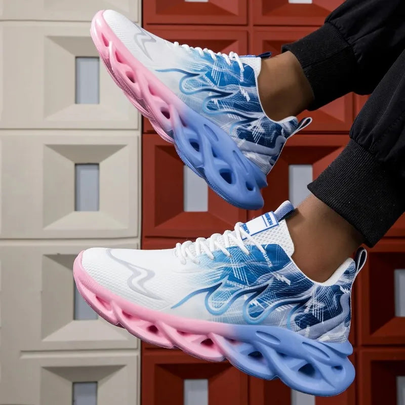 YRZL Running Shoes Men Women Sneakers Casual Sports Shoes Breathable Comfortable Tennis Shoes Woman Sneakers Size 36-45