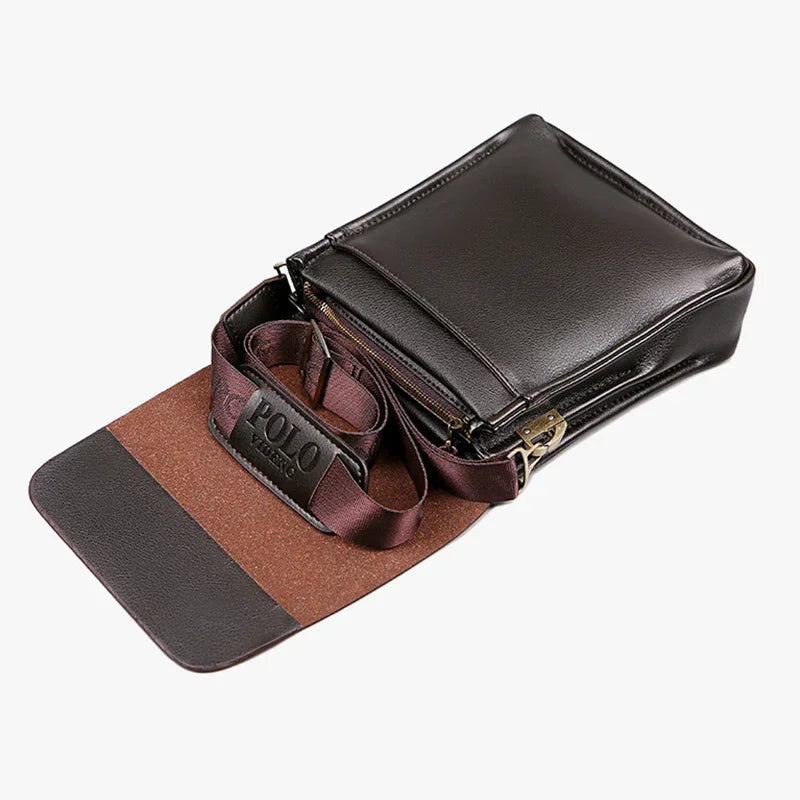=Trendy Men’s Inclined Shoulder Business Bag