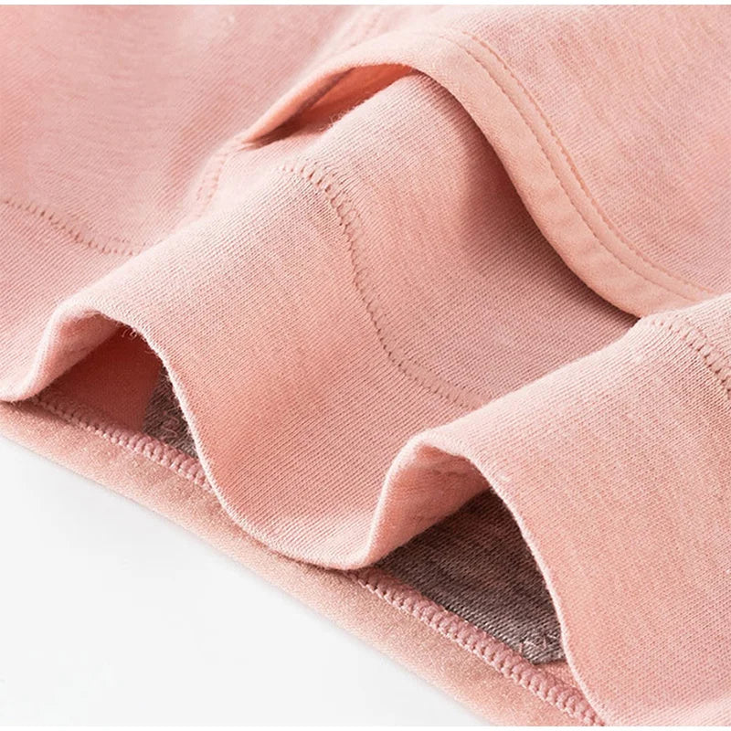 4PCS Women'S Menstrual Panties High Waist Cotton Briefs Lingerie Physiological Pants Leak Proof Underwear Ladies Period Panty
