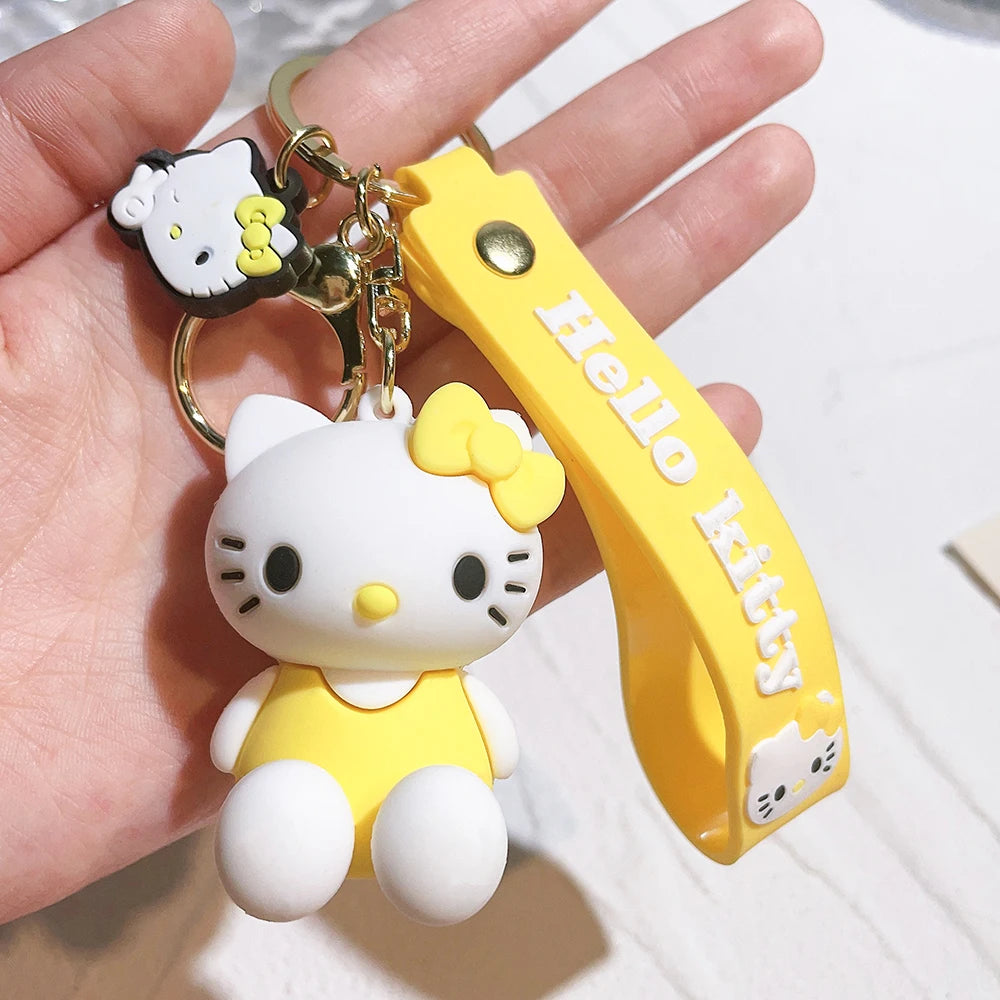 Cute Capybara Animal Keychains For Creative Car Keychain Cartoon Capibala Pendant Women Doll Keyring Charm Holiday Gifts Jewelry