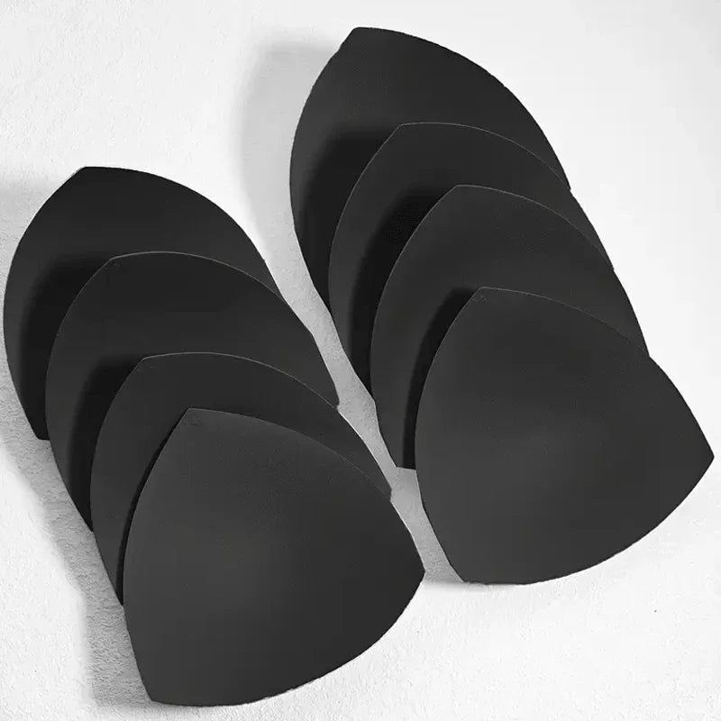 2025 Triangle Sponge Push Up Bra Pads Set for Women Invisible Insert Swimsuit Bikini Breast Enhancers Chest Cup Pads Accessories