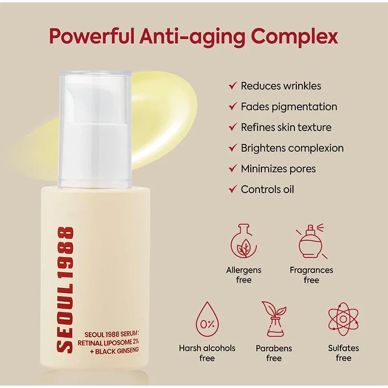 Black Ginseng Firming Skin Care Serum Ampoule