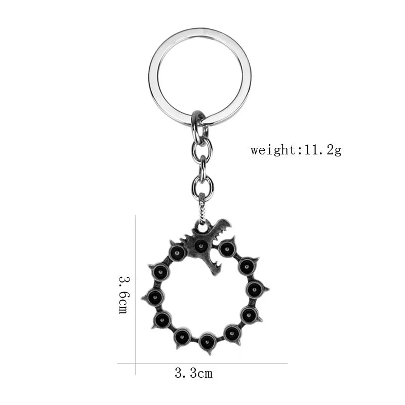 Dragon's Sin of Wrath Meliodas Necklace Jewelry Elizabeth Liones Diane Cosplay Costumes DIY Props for Party Anime Peripherals