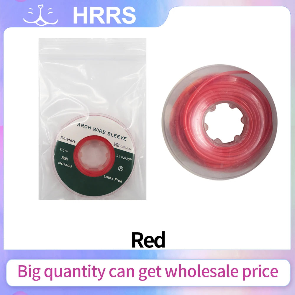 5m/Roll High Quality Dental Orthodontic Arch Wire Protect Sleeve