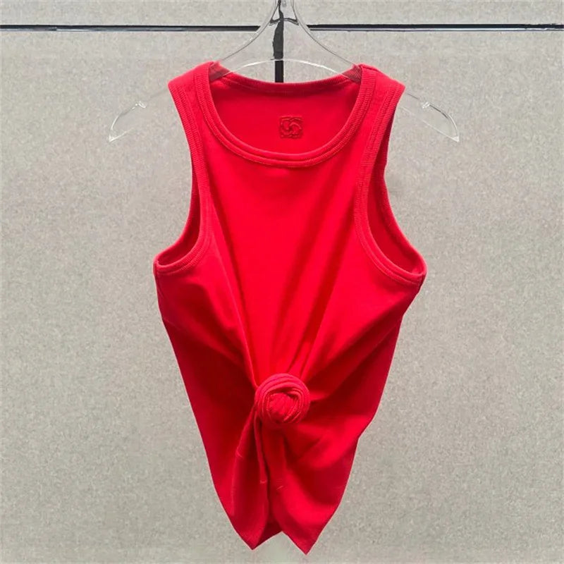 Women's t-shirt 2025 summer new shoulder padded slim fit short sleeved top pure cotton round neck pullover y2k Crop top corset