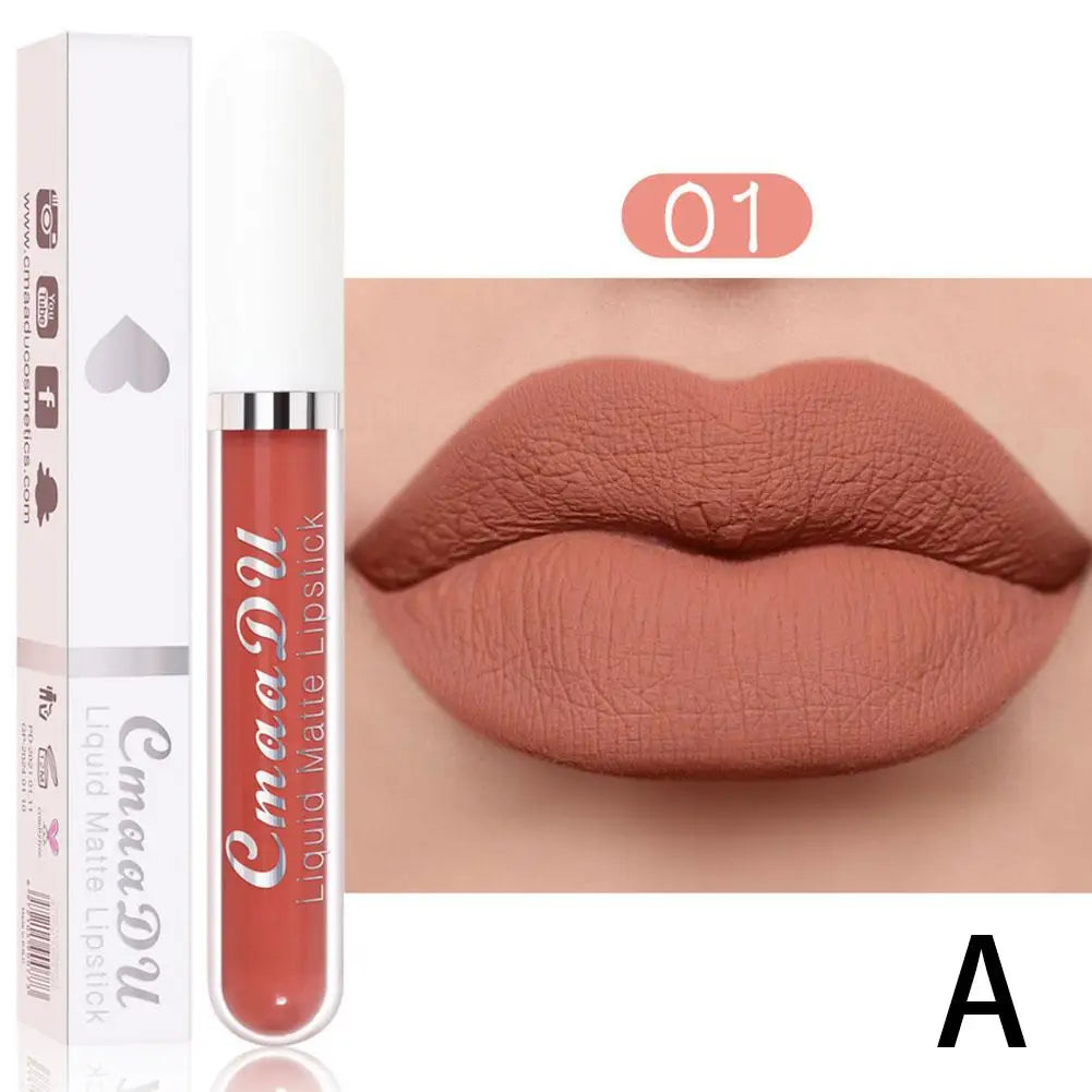 18-Color Waterproof Matte Liquid Lipstick