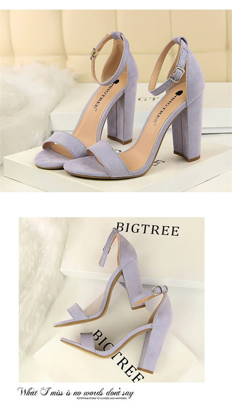 Summer Women’s Gladiator Block Heel Sandals