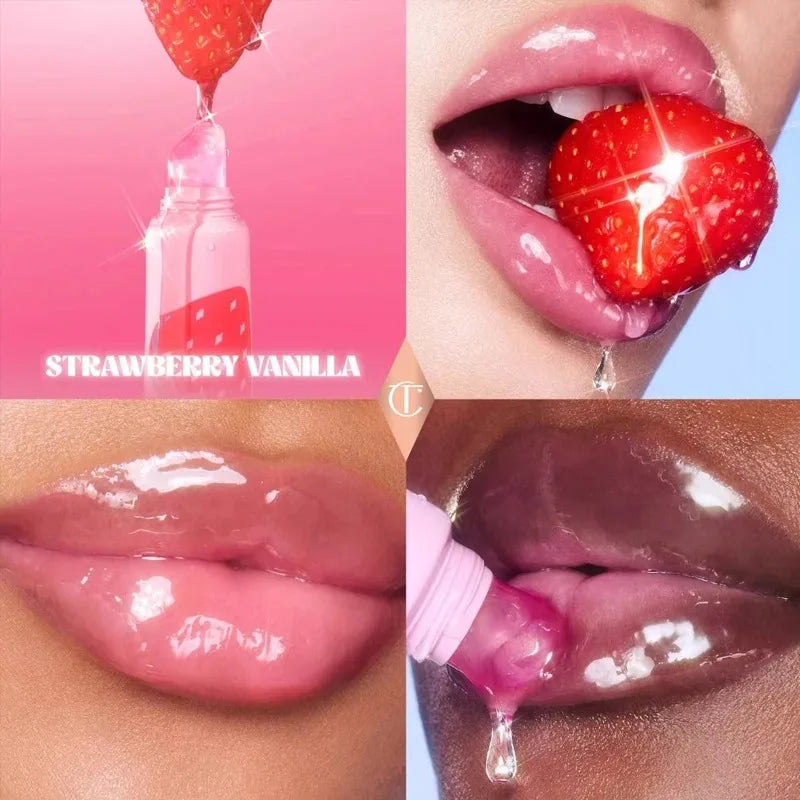 Charlotte Tilbury Lip Gloss Moisturizing Hydrating Silky Exfoliating Long-lasting Concealing Everyday Cosmetics With Packaging