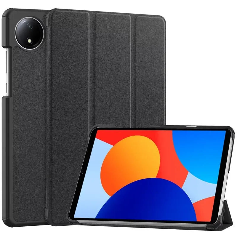 For Xiaomi Redmi Pad SE 8.7 Case 2024 New PU Leather Tri-folding Stand Tablet Cover Funda For redmi pad se 8.7 inch Smart case
