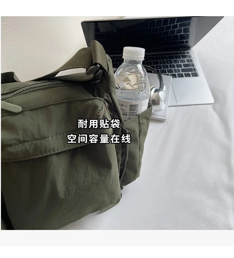 Spring and summer canvas bag women's new hot selling women's bag Youjia high-end sense one-shoulder crossbody bag light luxury n