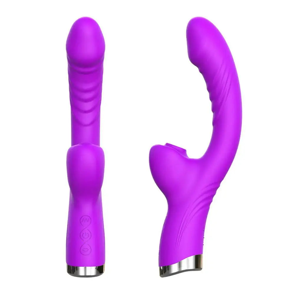 Vibrator For Women 2 In 1 Licking Machine Female G Spot Clitoral Stimulator Vibro Masturbator Goods Adult Women Sex Toys 18+