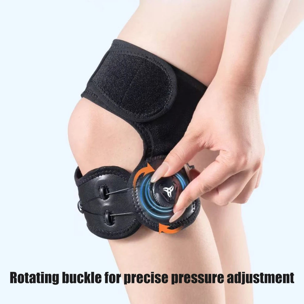 1Pcs Adjustable Knob Patella Knee Brace, Patellar Tendon Support for Men Women, Soccer, Running, Basketball, Tendonitis, Squats