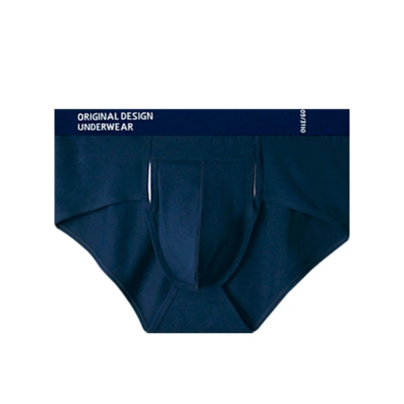 Men's Cotton Briefs High Quality Comfortable Underpants Breathable Soft Underwear Male Large Size U Bulge Pouch Panties Cueca