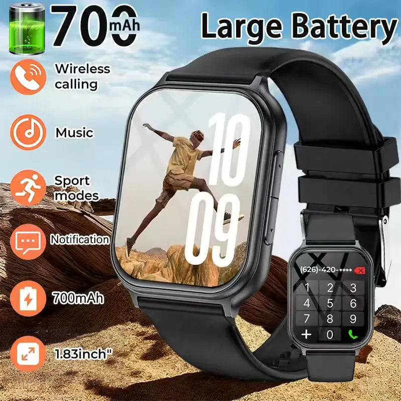 Bluetooth Call Fitness Smart Watch (2026 Model)