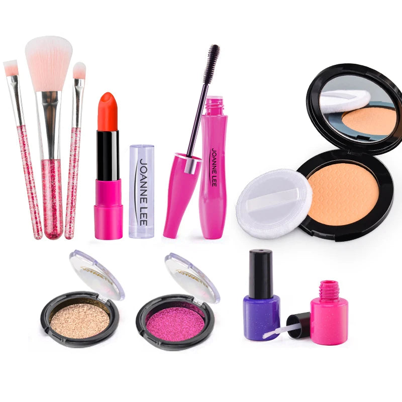 Kids Toys Simulation Cosmetics Set Pretend Makeup Toys Girls Play House Simulation Make up Educational Toys for Girls Fun Game