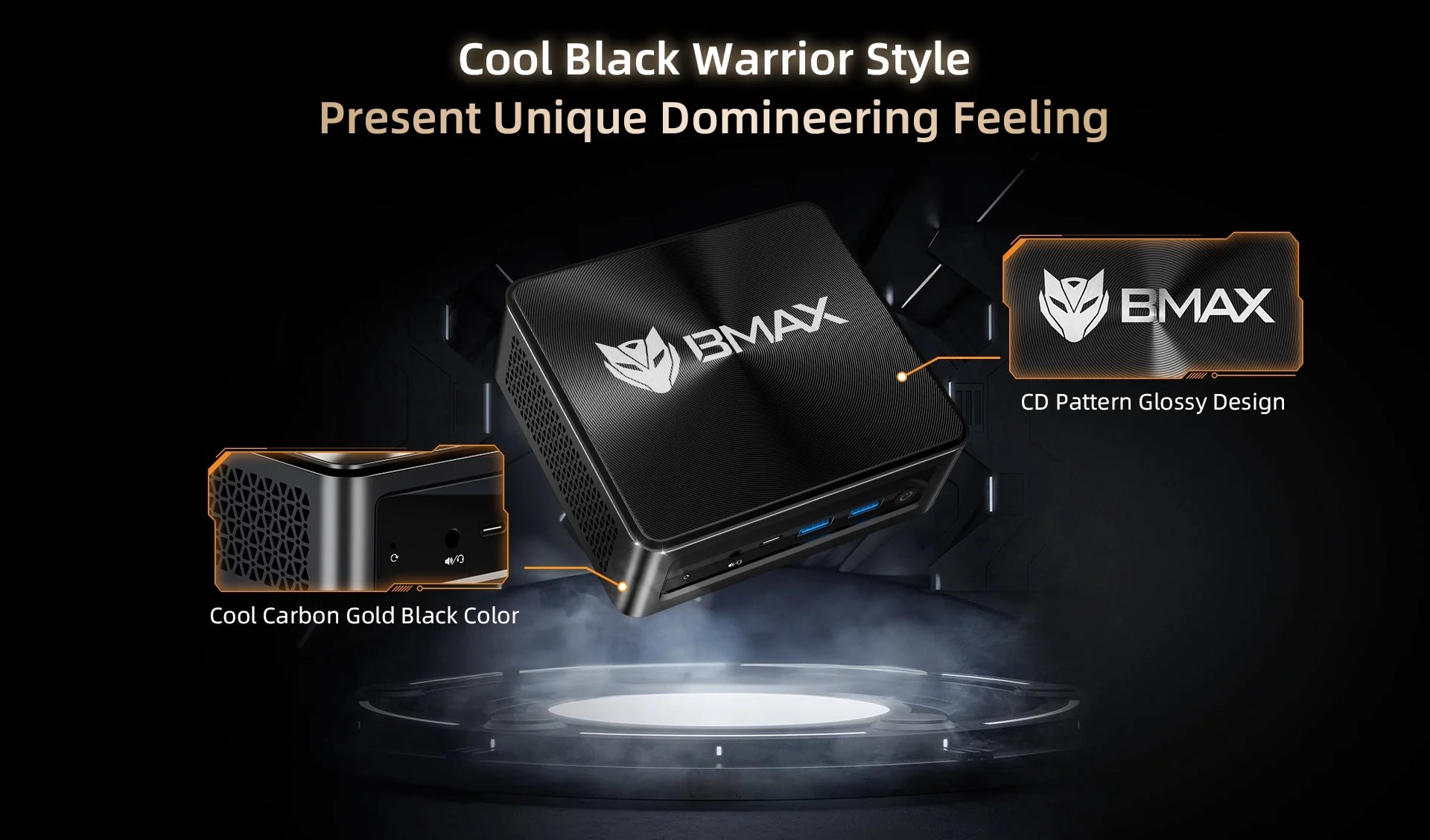 BMAX B5APRO MINI PC AMD Ryzen7 5700U AMD Radeon Graphics 16GB DDR4 512GB SSD Windows 11 Dual Band WiFi Bluetooth 5.2