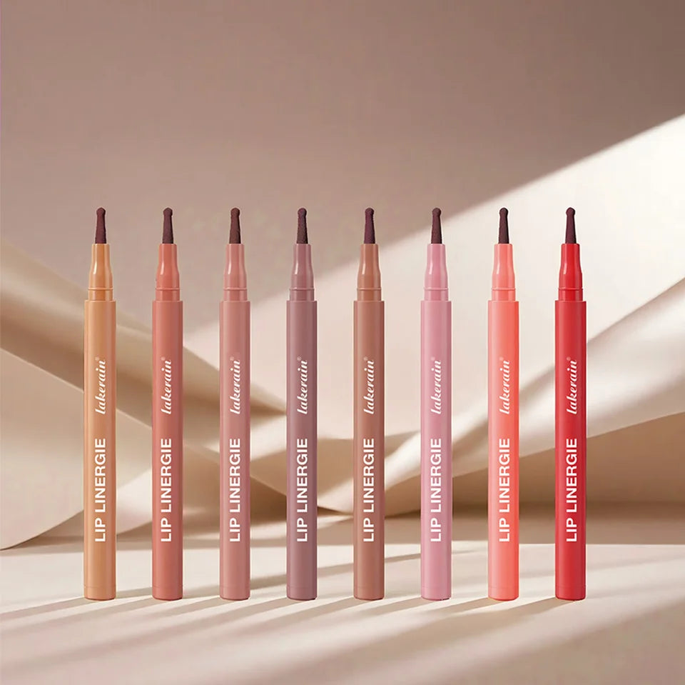 8 Colors Lip Lingerie Lip Liner Long Lasting Waterproof Stain Transfer Proof Smudge Resistant Color No Bleed Formula Cosmetics
