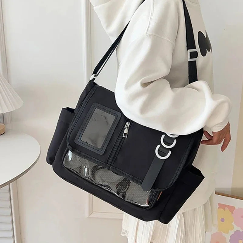 Y2K Fashion Transparent Ita Bag Backpack Style
