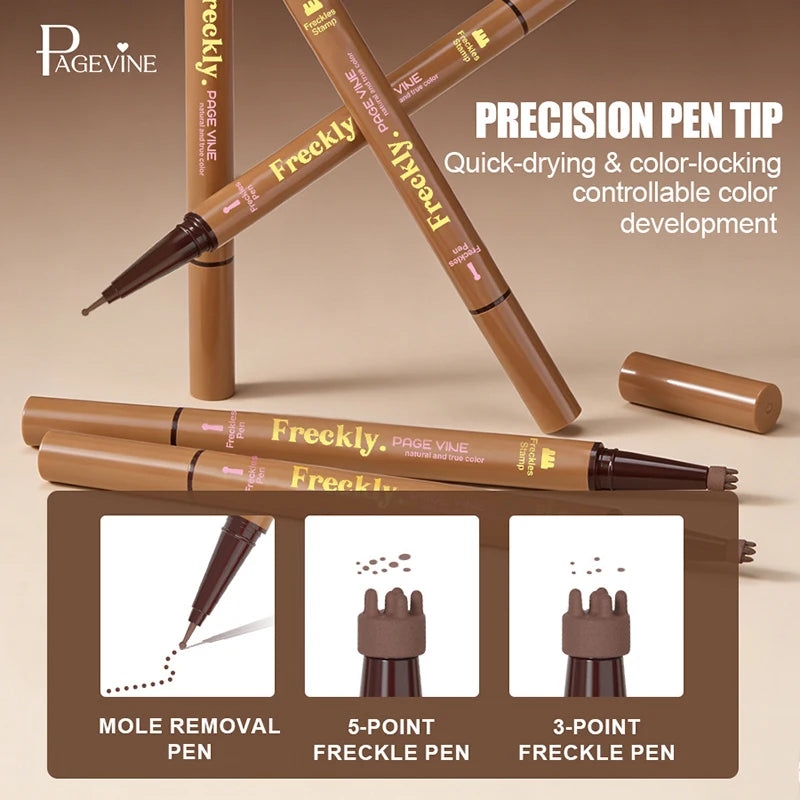 Dual-Head Waterproof Freckle Stamp Pen