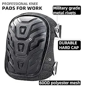 Knee Brace Professional Work Knee Brace Gel Construction with Safety Dual Straps Adjustable Knee Brace Tool for Men Women