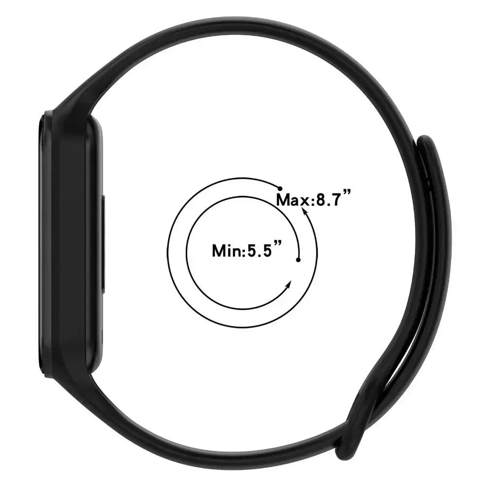 Silicone Strap for Xiaomi Band 8 Active Strap Replacement Sport Band Wristband Correa Bracelet Mi Smart Band 8 Active Watchband