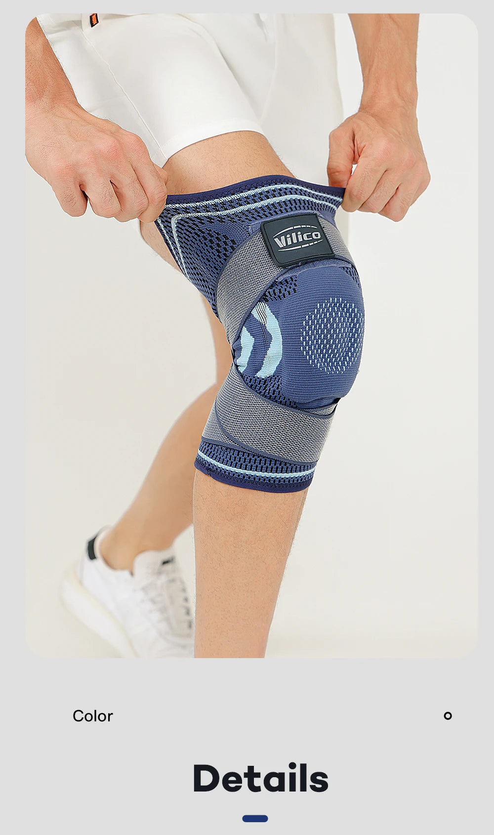 1PC Knee Brace Compression Knit Knee Pad For Sports Quickly Absorb Perspiration Keep Knees Warm Knee Boosters Breathable Support