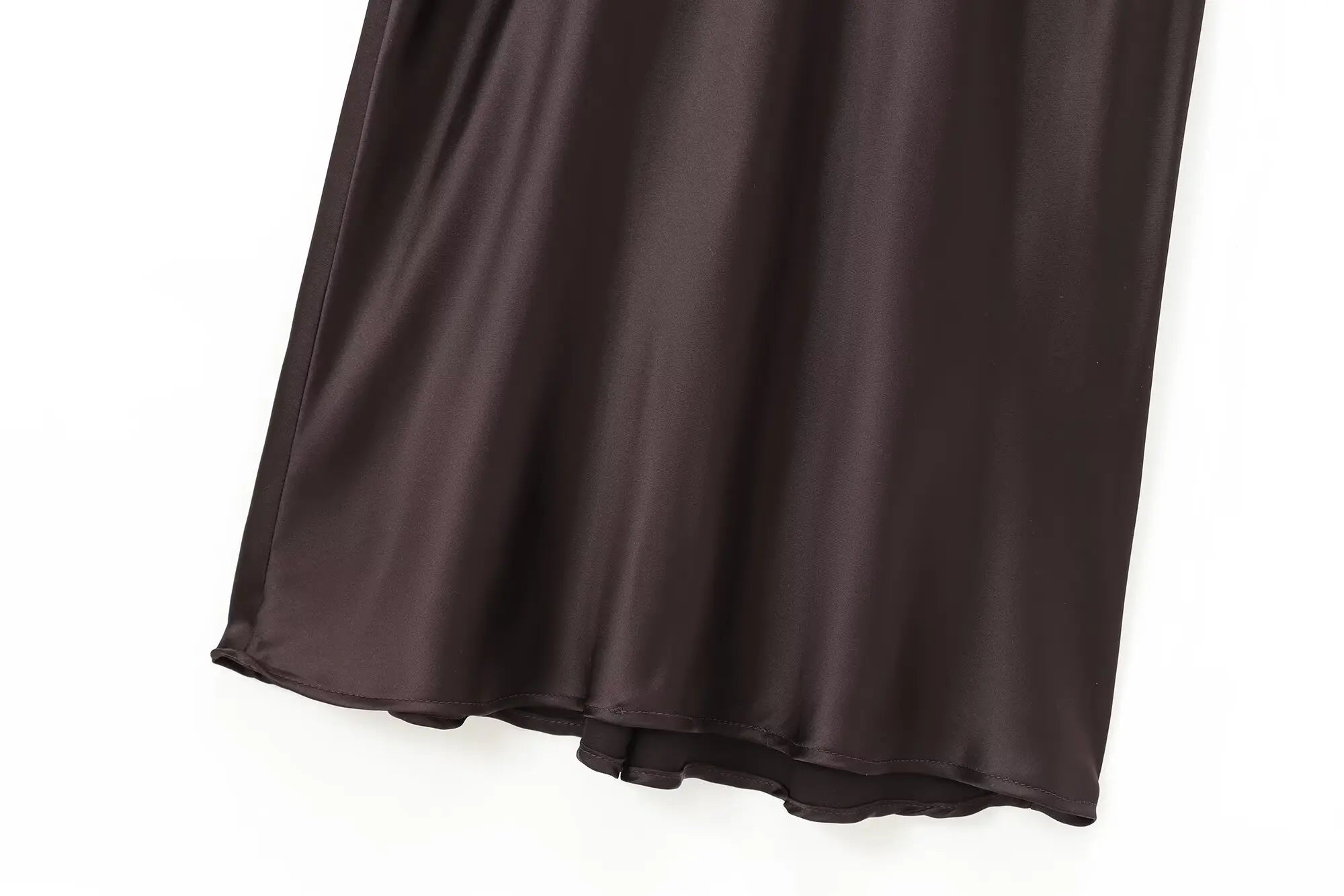KONDALA Fall Women Sexy Stain Long Dress Thin Strap Backless Slim Long Dress New 2025 Fashion Summer  Party Long Slim Dress