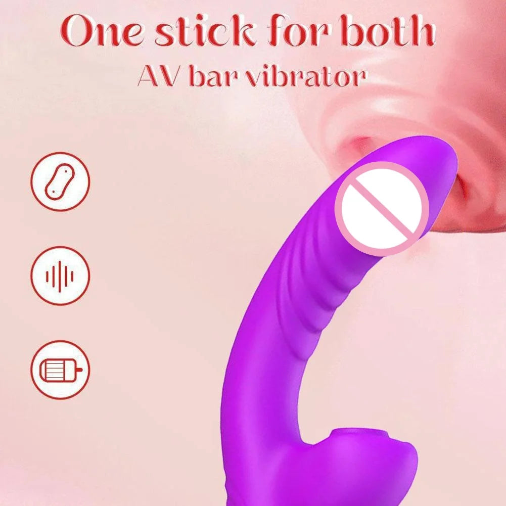Vibrator For Women 2 In 1 Licking Machine Female G Spot Clitoral Stimulator Vibro Masturbator Goods Adult Women Sex Toys 18+