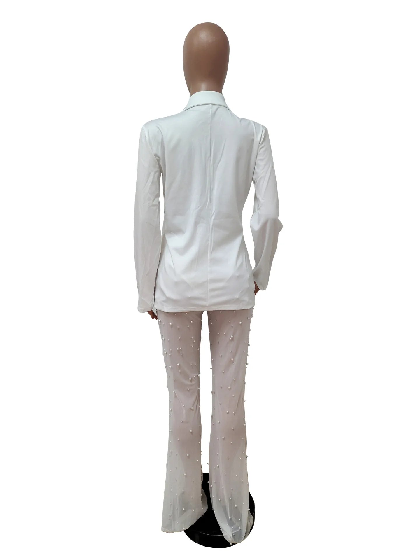 2025 Autumn Winter New Fashion Women's Solid Color Elegant Casual Trendy 2 Piece Sets Long Sleeve Suit Blazers Straight Trousers