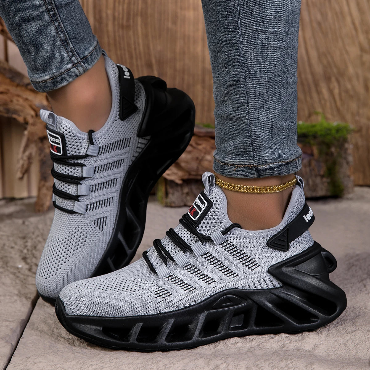 YRZL Running Shoes Men Women Sneakers Casual Sports Shoes Breathable Comfortable Tennis Shoes Woman Sneakers Size 36-45