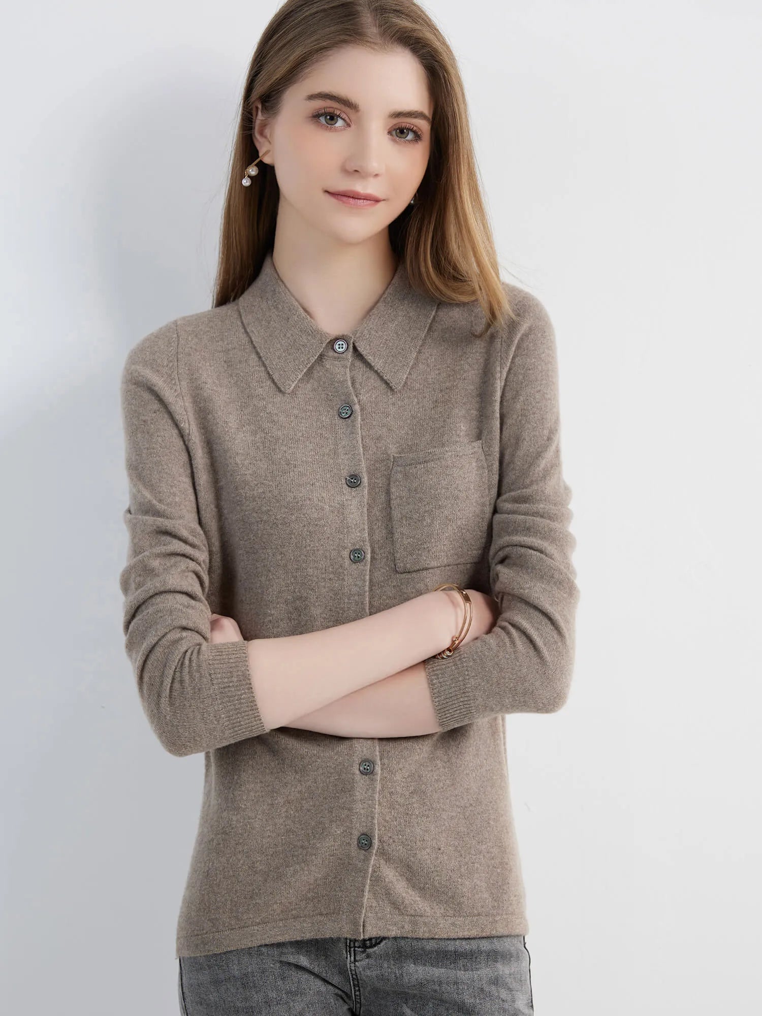 Cardigan for Women Tops Sweater Knitwears Cardigans Knit Coat 100% Wool 2023 Spring Vintage Jumper Jacket Clothes Korean Fashion