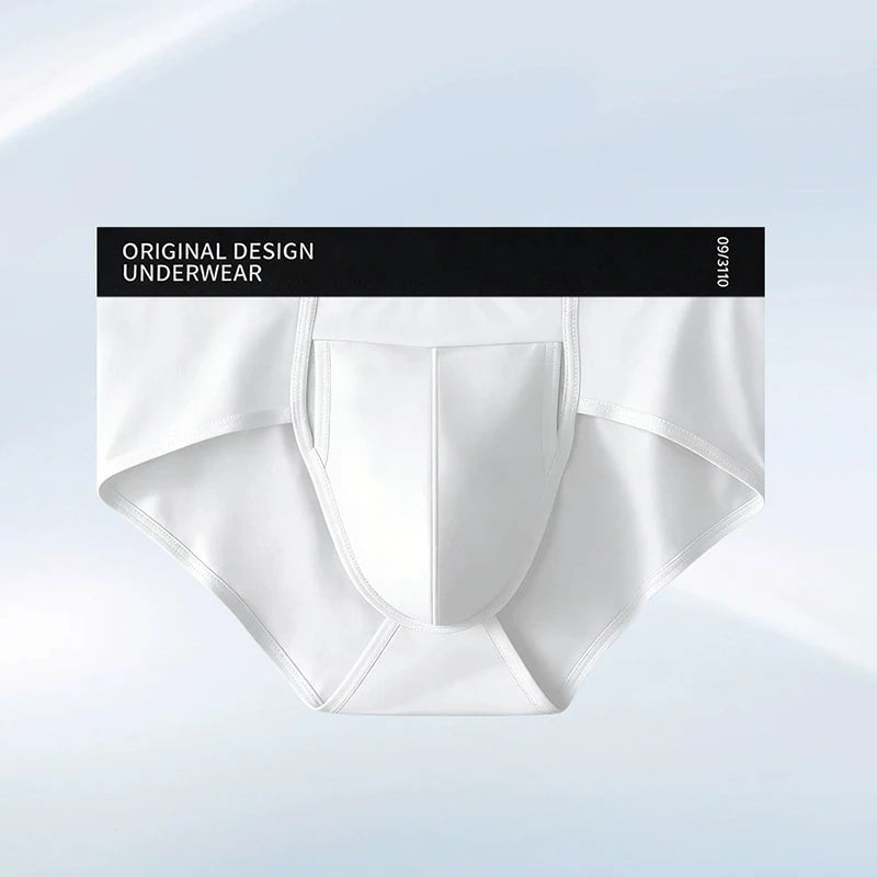 Men's Cotton Briefs High Quality Comfortable Underpants Breathable Soft Underwear Male Large Size U Bulge Pouch Panties Cueca