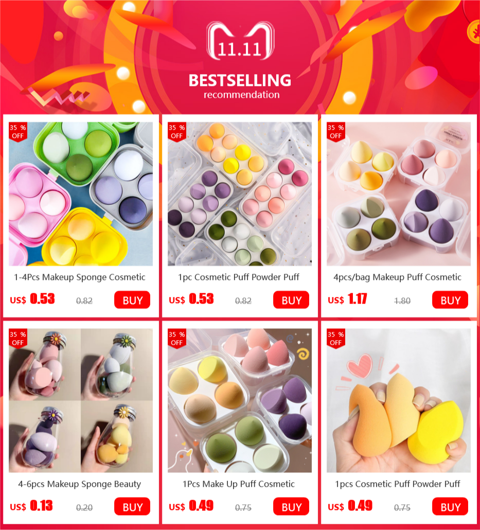 Makeup Sponge Storage Case Makeup Sponge Puff Holder Stand Empty Cosmetic Egg Shaped Rack Transparent Puffs Drying Box New 2022