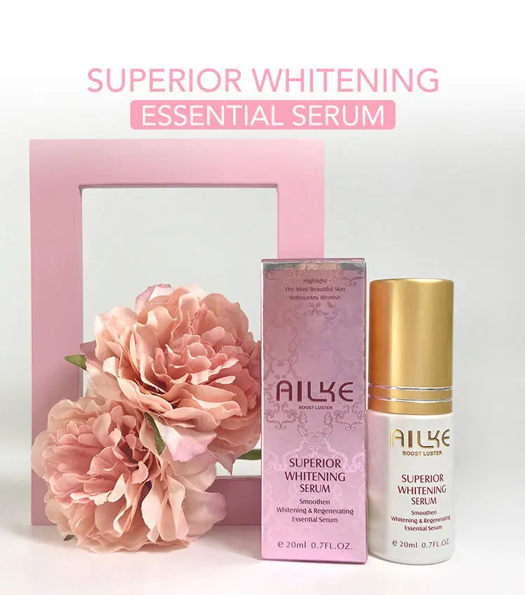 AILKE Whitening Anti-wrinkle Freckle Face Cream With Collagen Hyaluronic Acid Rose Skin Care Women Korean Facial Moisturizer Set