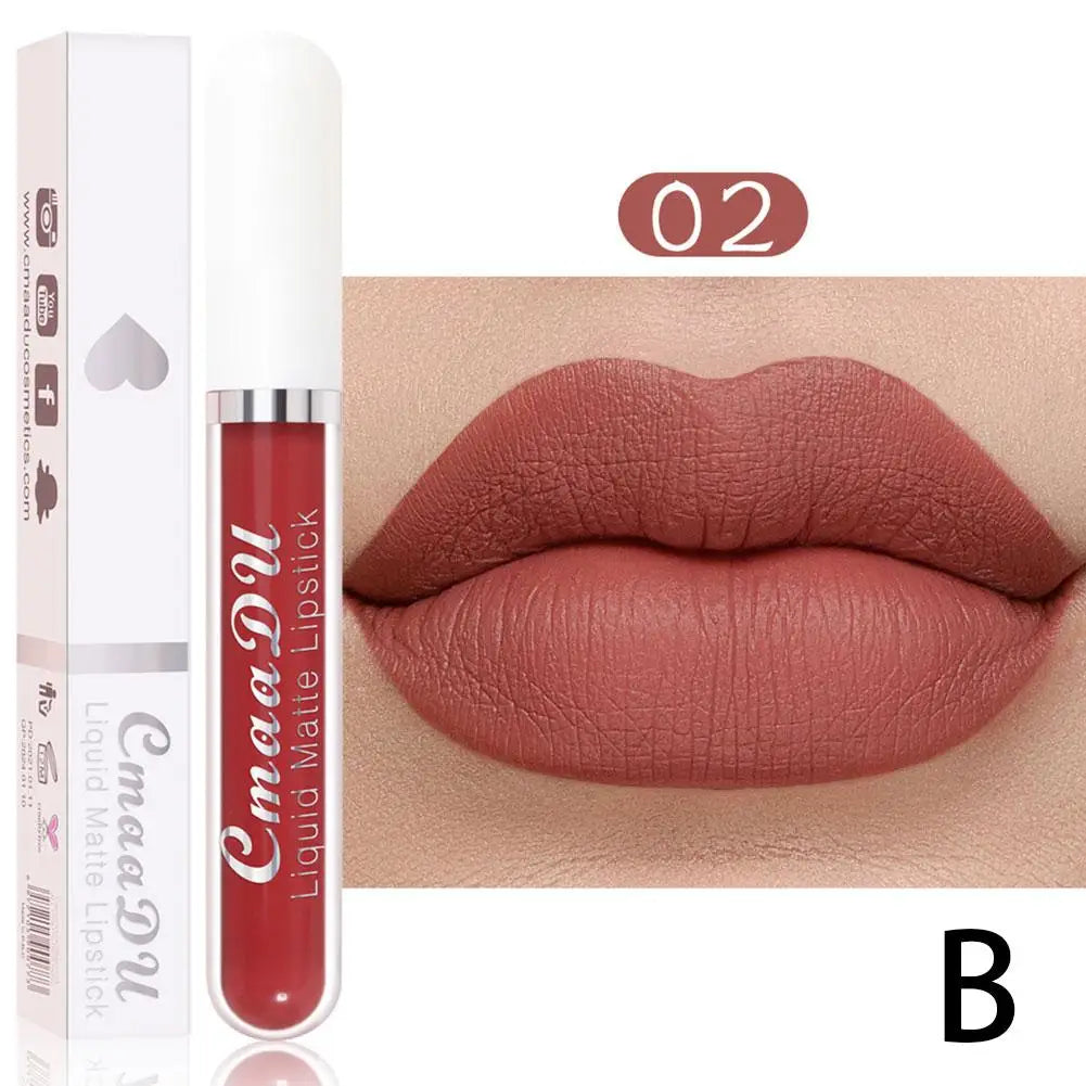 18-Color Waterproof Matte Liquid Lipstick