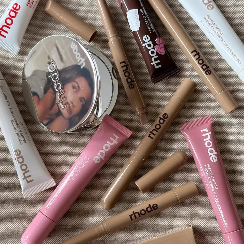 Rhod Skin Peptide Lip Shape Pen Lip Liner Long Lasting Lip Tint Pencil Pen Makeup Lipstick Powder Blusher Gloss Makeup Lipliner