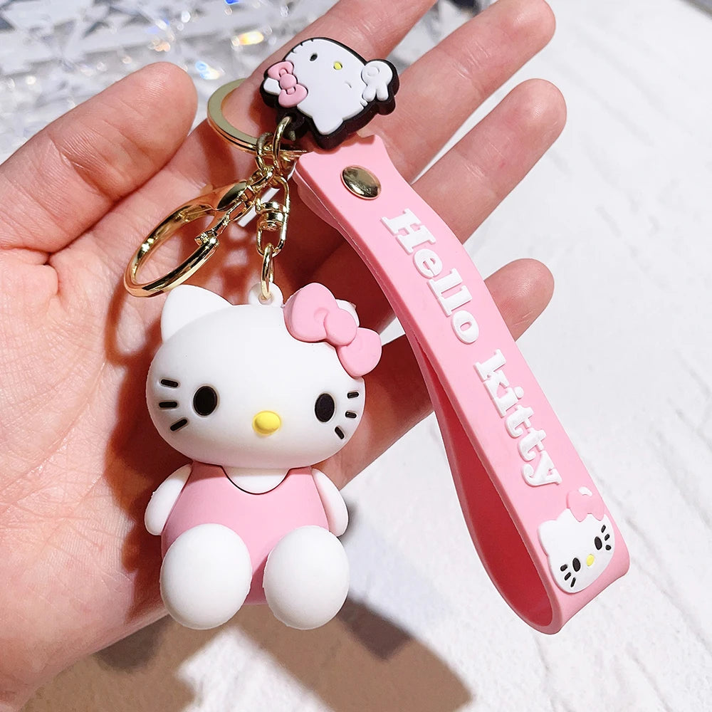 Cute Capybara Animal Keychains For Creative Car Keychain Cartoon Capibala Pendant Women Doll Keyring Charm Holiday Gifts Jewelry