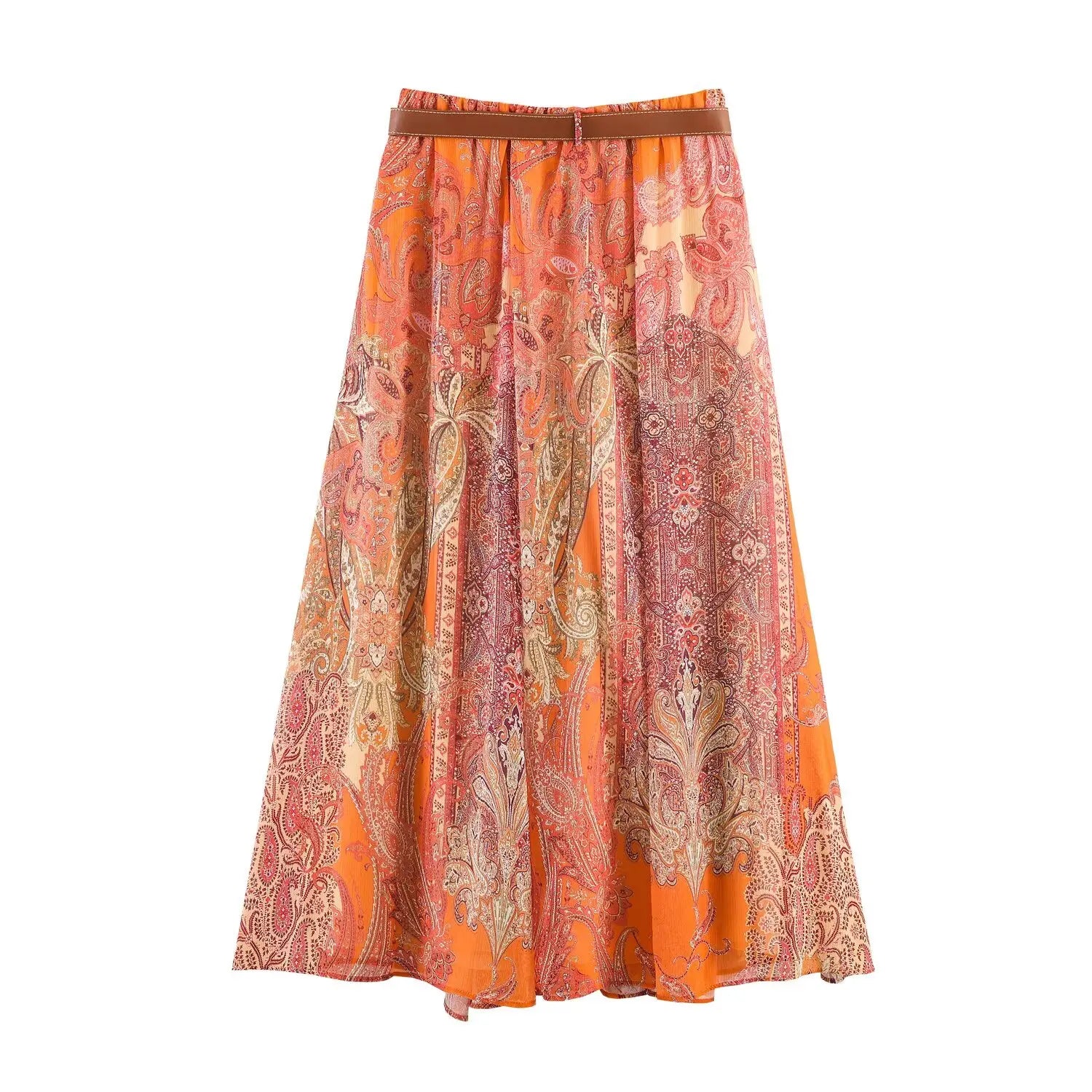 New Women's Skirts Summer 2026 New Fashion Print Unique Party Elegant Women's High Waist Skirts Summer Travel Chic Youth Skirts