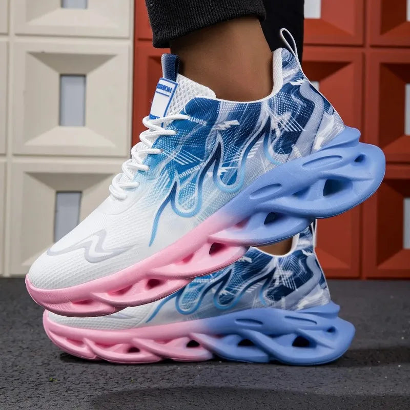 YRZL Running Shoes Men Women Sneakers Casual Sports Shoes Breathable Comfortable Tennis Shoes Woman Sneakers Size 36-45