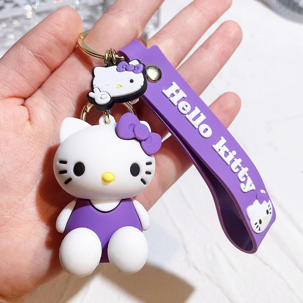 Cute Capybara Animal Keychains For Creative Car Keychain Cartoon Capibala Pendant Women Doll Keyring Charm Holiday Gifts Jewelry