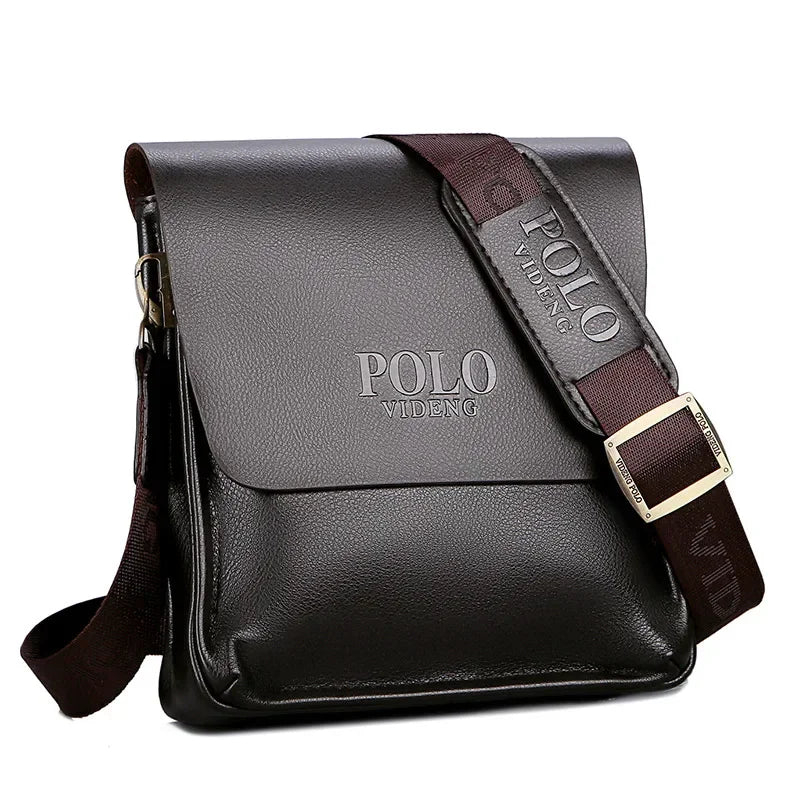 =Trendy Men’s Inclined Shoulder Business Bag