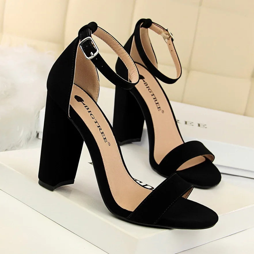 Summer Women’s Gladiator Block Heel Sandals