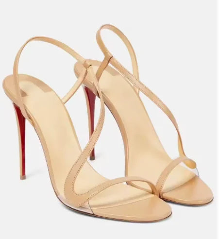 New Multi Color Serpentine Strap Women's Thin Heel Sexy High Heel External Sandals Fashion Sandals