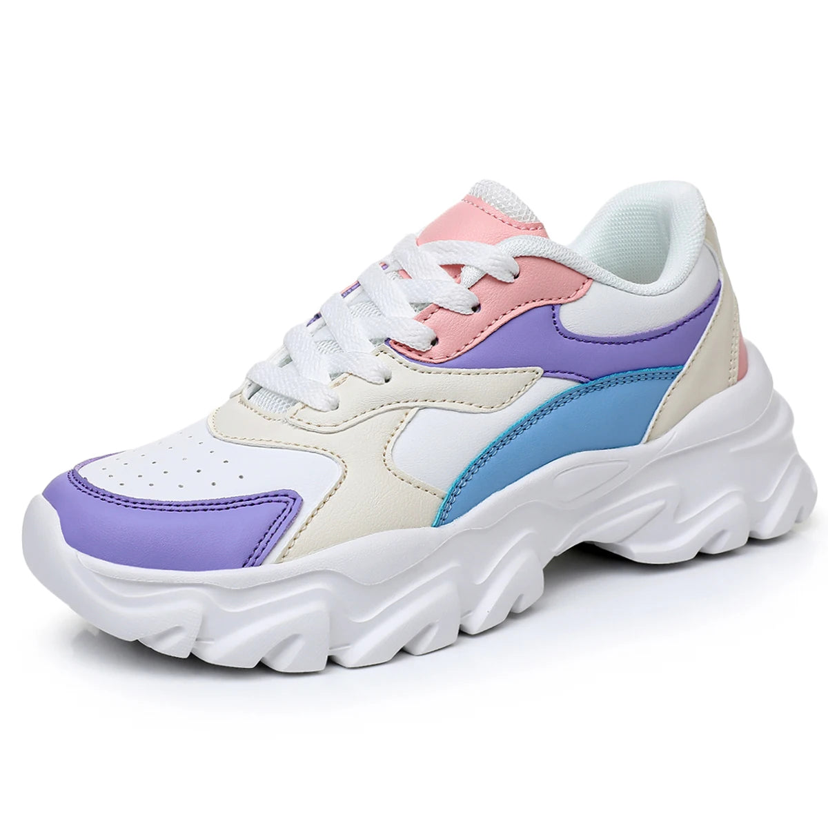 Women Sneakers Fashion Women Vulcanized Shoes High Quality Flats Shoes for Women Walking Blatform Plus Size Zapatillas Mujer